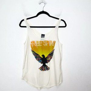 Recyled Karma Cream Free Spirit Tank Top M